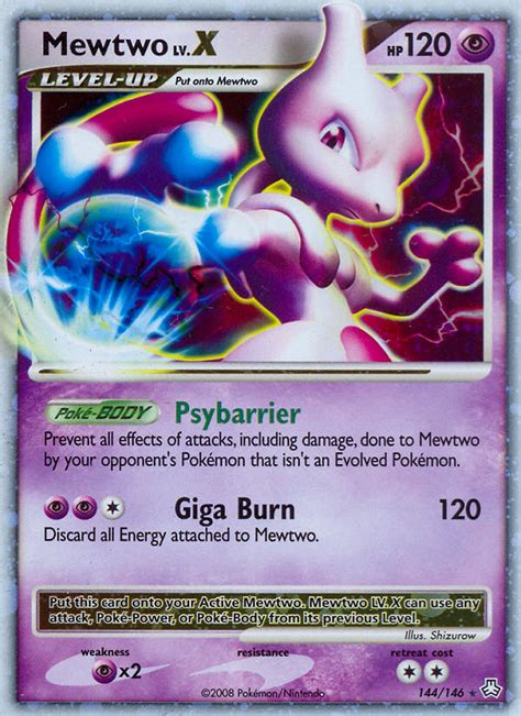 mewtwo pokemon card 144